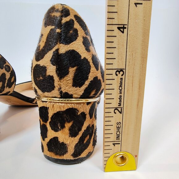 Cole Haan Women's 7 1/2B Leopard Chunky Heel Shoes - Picture 15 of 15